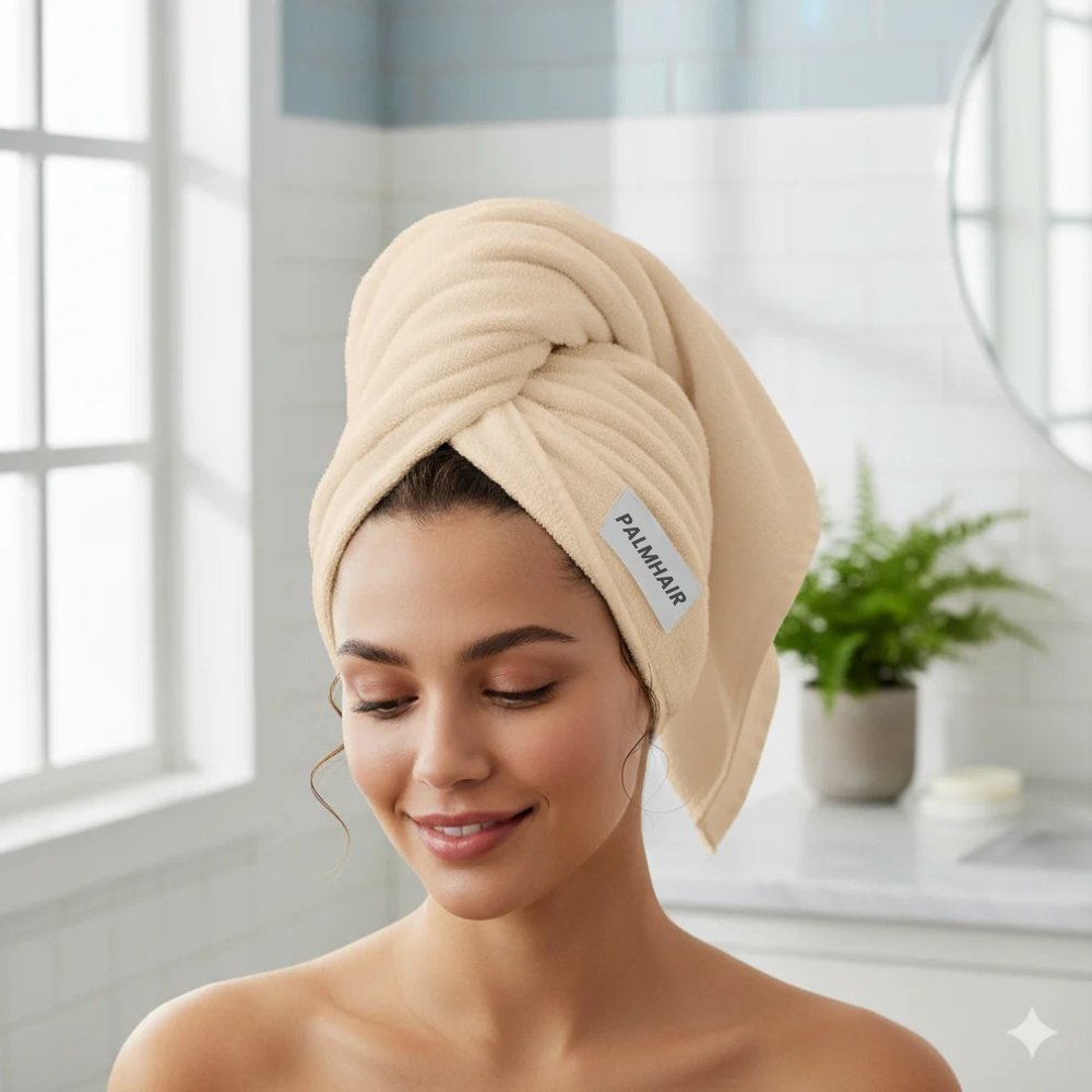 Serviette cheveux en microfibre | PalmHair – photo 1
