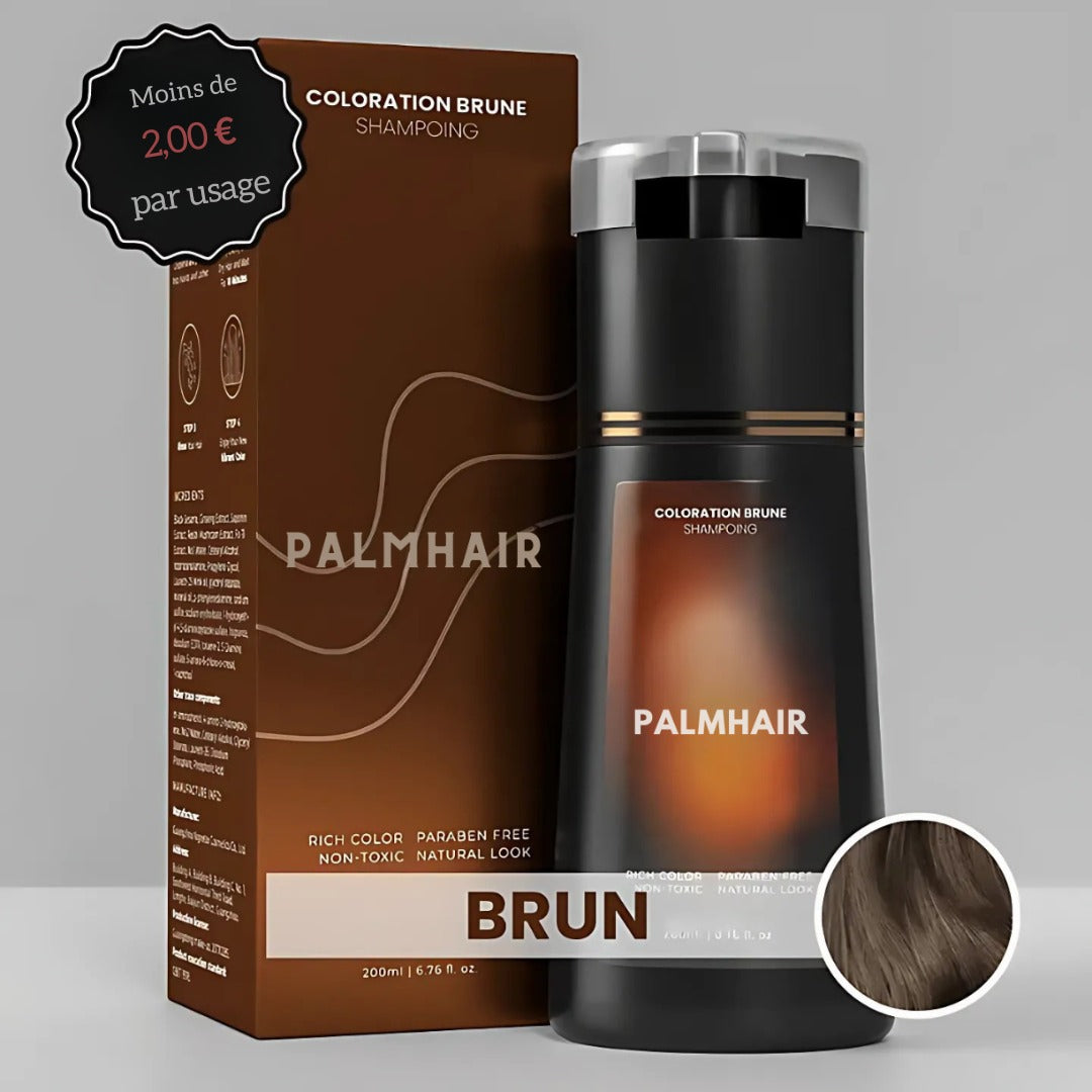 PalmHair™ - Le Shampoing colorant instantané