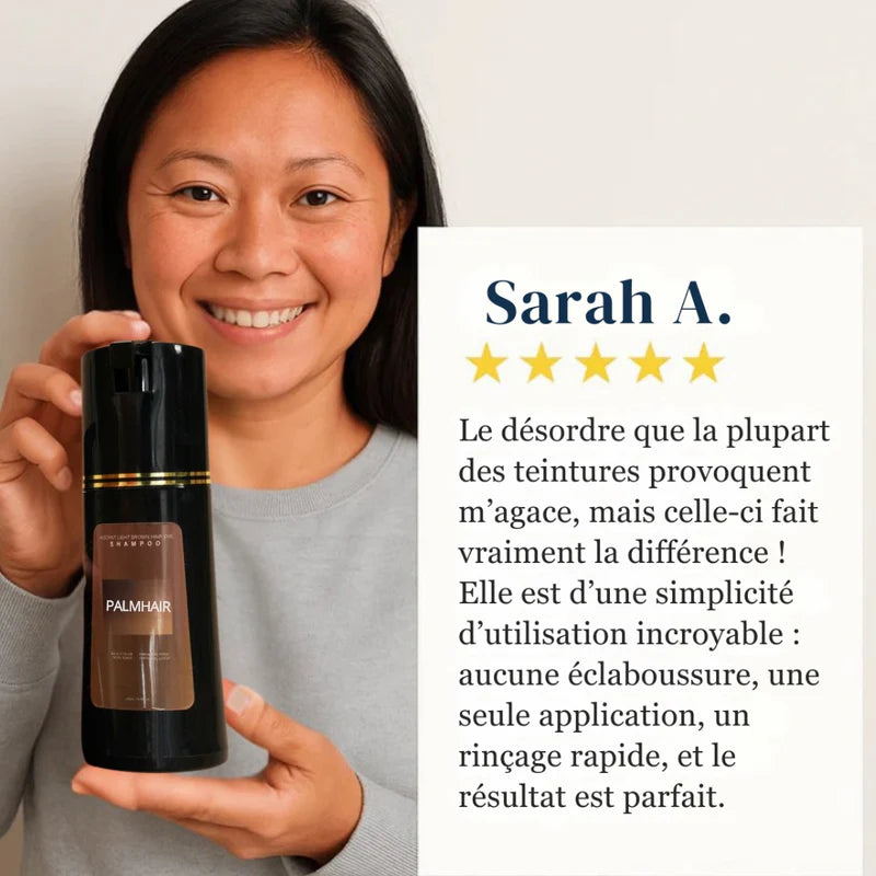 (2) PalmHair™ - Shampoing colorant instantané