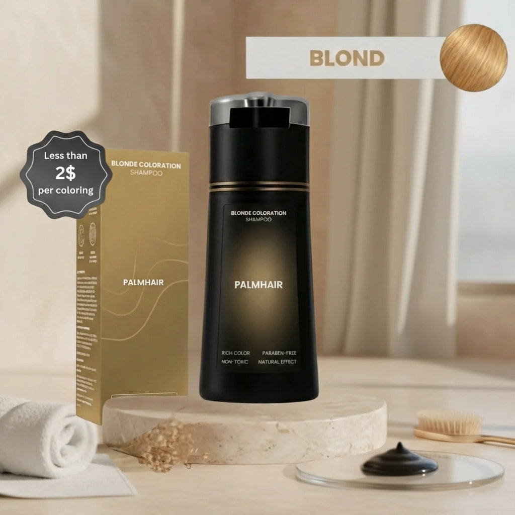 Instant hair dye shampoo