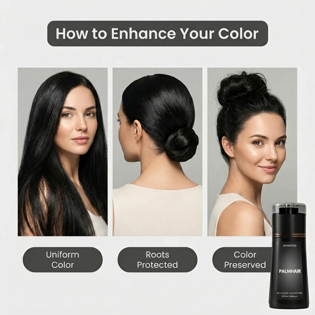 Instant hair dye shampoo
